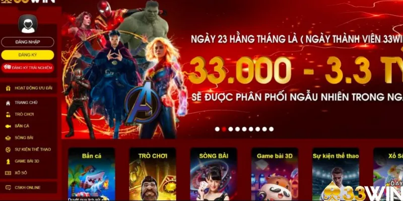 Giới thiệu 33Win - Cổng game uy tín hàng đầu Việt Nam 