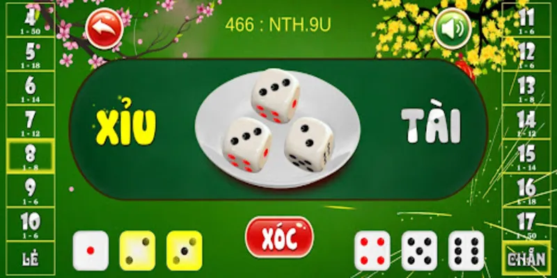 Luật đặt cược tài xỉu tại 33WIN nhanh thắng